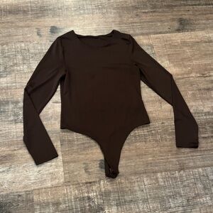 Urban Planet Long Sleeve Brown Bodysuit